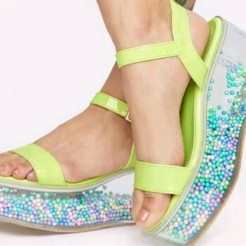 Free Falling Platform Sandals 8.5W